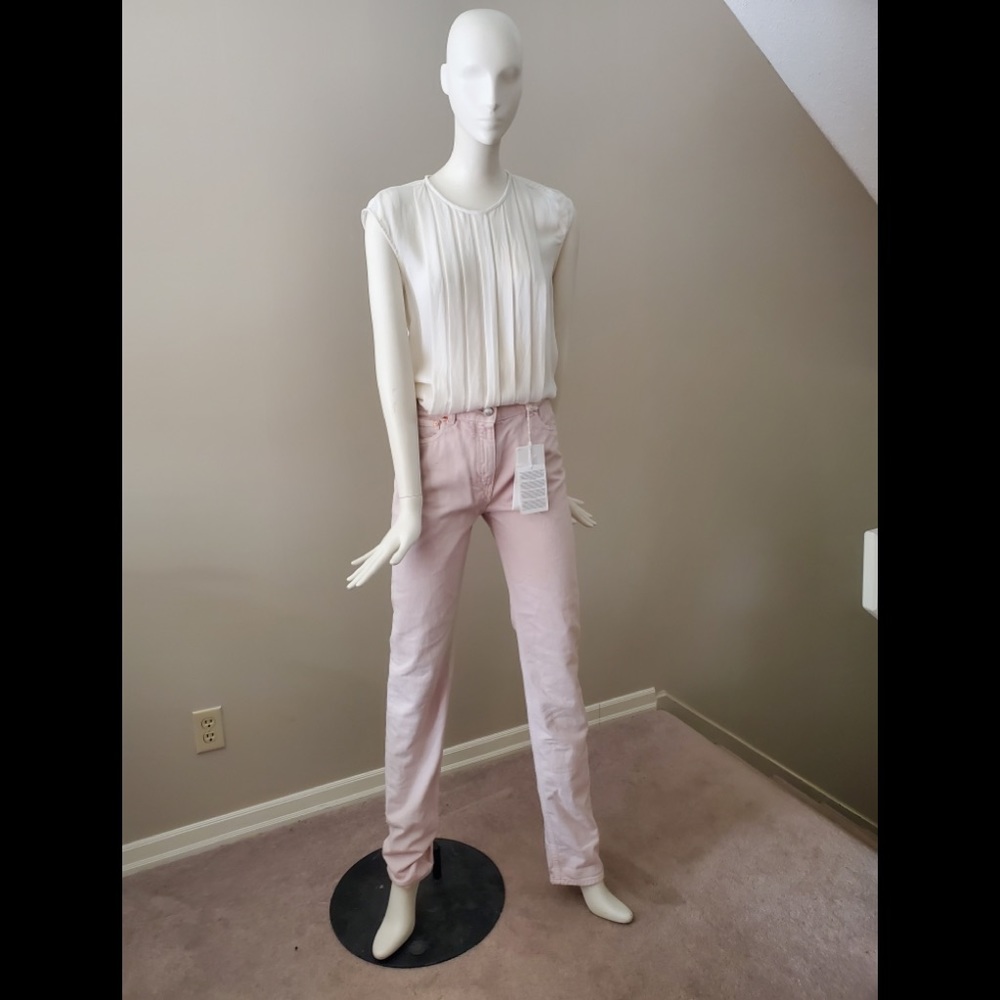 Valentino Rockstud  pink jeans size 27 NWT